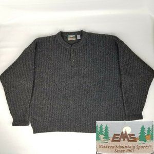 EMS Eastern Mountain Sports Mens Sweater Wool XL